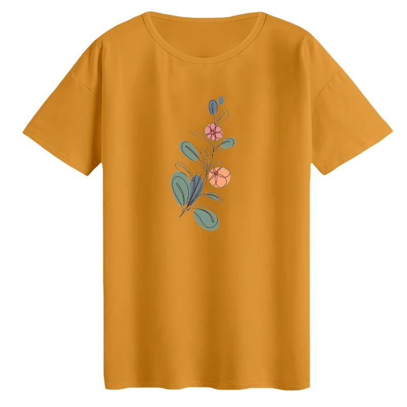 تی‌شرت لانگ آستین کوتاه زنانه مدل مینیمال کد 03 