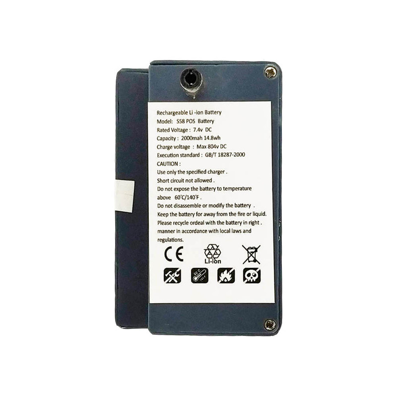 باتری کد S58 ظرفیت 2000 میلی آمپر ساعت مناسب برای دستگاه کارتخوان پکس S58