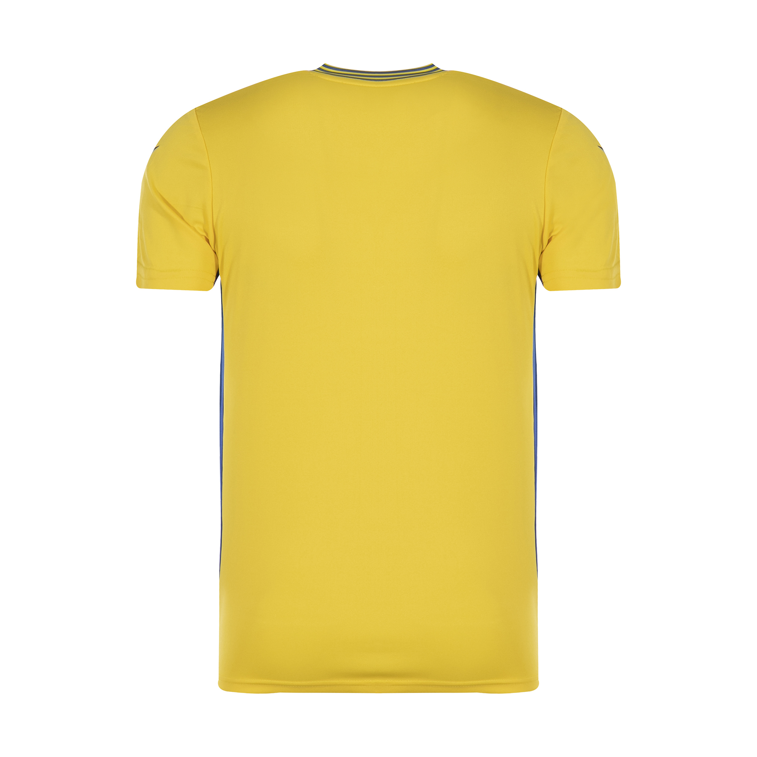 ست تی شرت و شلوارک ورزشی مردانه مکرون مدل کاناپوس رنگ زرد -  - 2