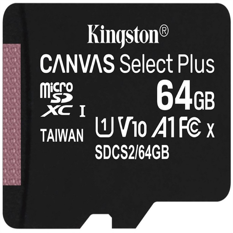 کارت حافظه microSDXC کینگستون مدل CANVAS کلاس 10 استاندارد UHS-I U1 سرعت 100MBps ظرفیت 64 گیگابایت