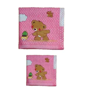  روکش لحاف طرح خرسی کد 01 یک نفره سایز 160x220 سانتی متر