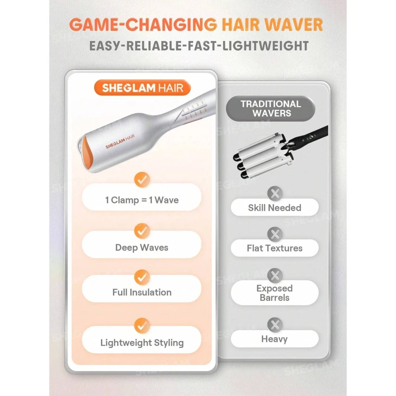 عکس شماره 5 : اتو مو شیگلم مدل beach babe