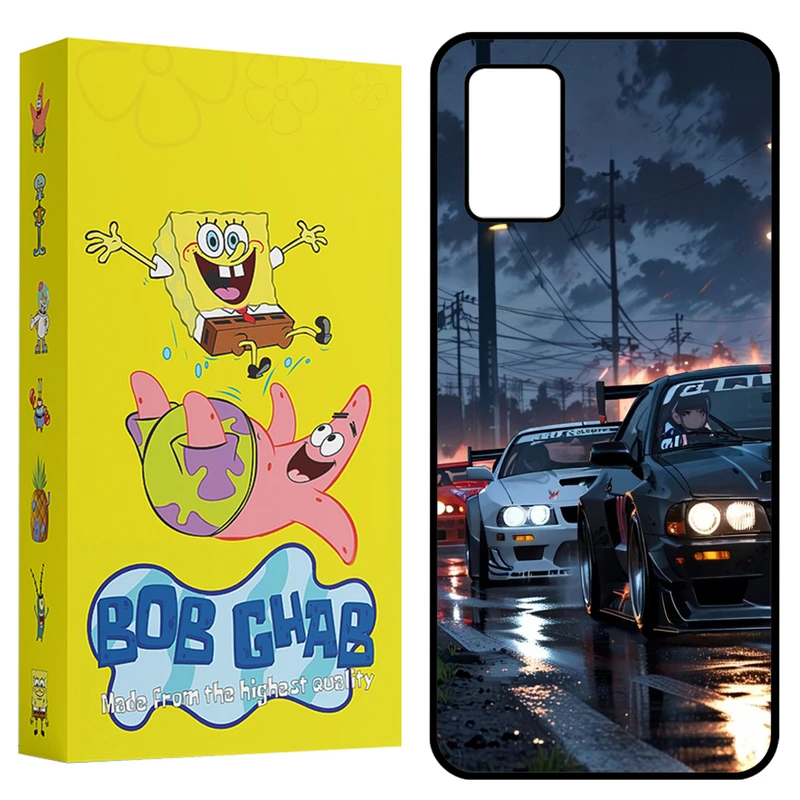 کاور باب قاب طرح ماشین مدل BCPA03S مناسب برای گوشی موبایل سامسونگ Galaxy A02s / M02s / A03s / F02s