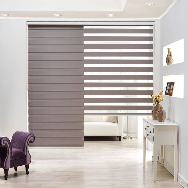 پرده زبرا برقی زیو کد 1999 سایز 280×150 سانتی‌ متر