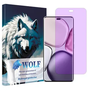 Wolf Hydrogel model anti-purple Screen Protector for Honor X9c mobile phone