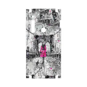 MAHOOT Collage of Catwalk Bridge-FullSkin Cover Sticker for Motorola One Macro