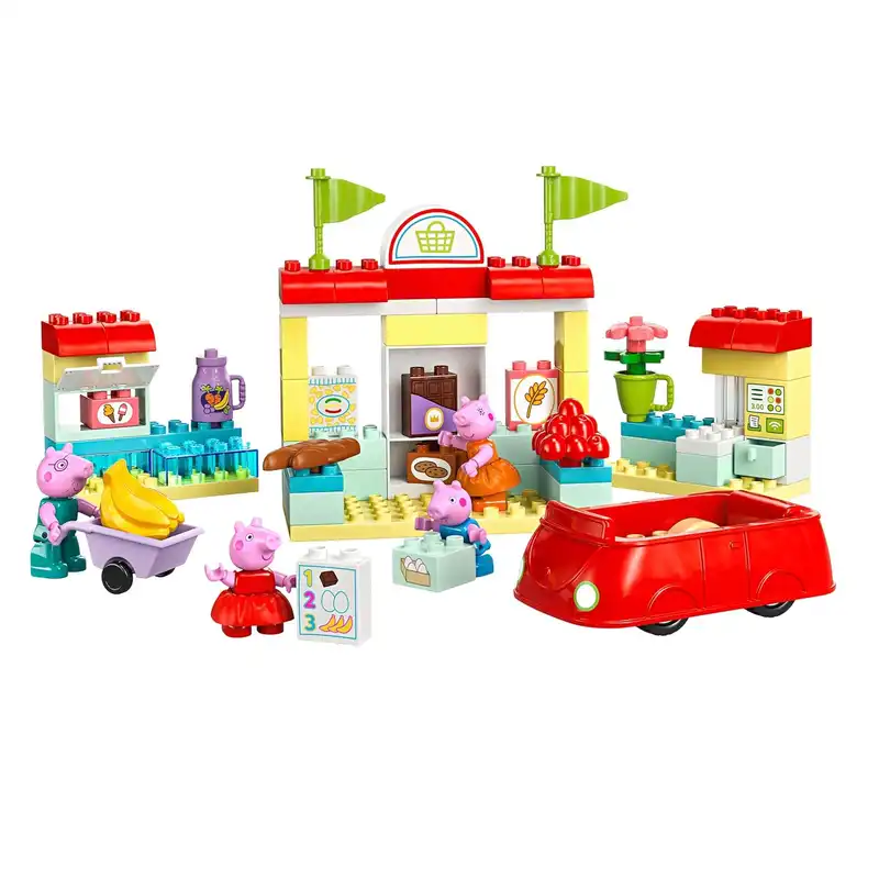 لگو 70 تکه سری Duplo مدل Peppa Pig Supermarket کد 10434