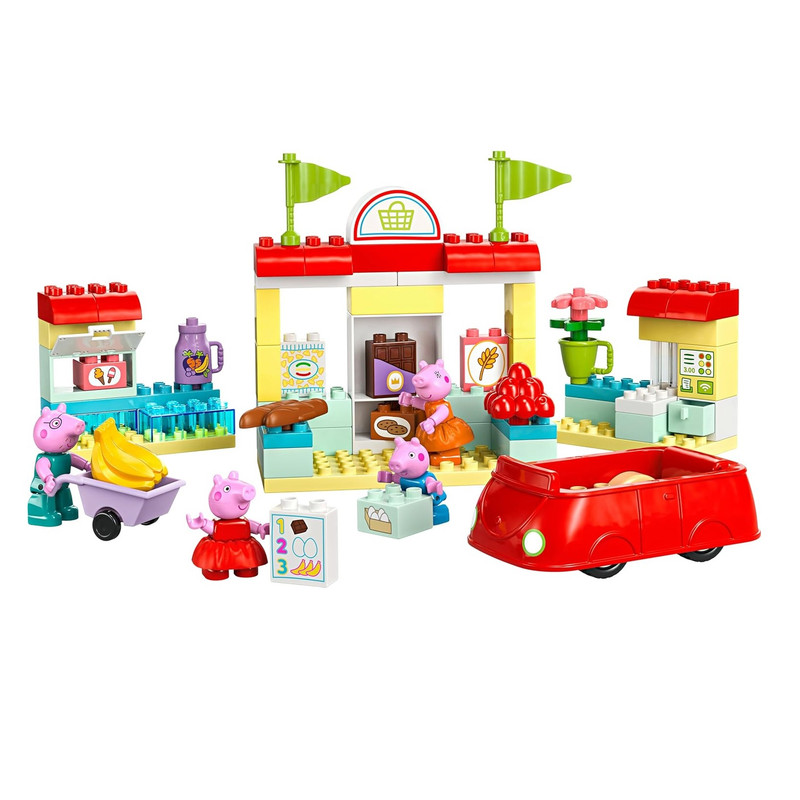 لگو 70 تکه سری Duplo مدل Peppa Pig Supermarket کد 10434