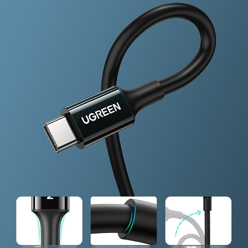 کابل تبدیل USB-C یوگرین مدل US300 طول 1 متر