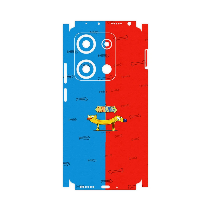 برچسب پوششی ماهوت مدل CatDog-FullSkin مناسب برای گوشی موبایل شیائومی Redmi Note 14S