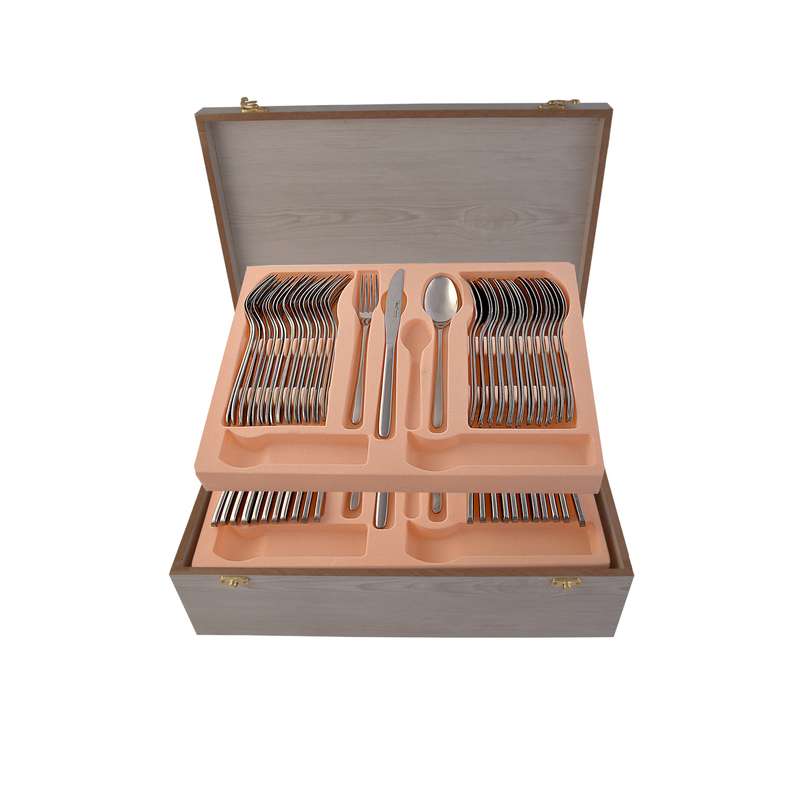 سرویس قاشق و چنگال 72 پارچه ام جی اس مدل DONA(Ch)001