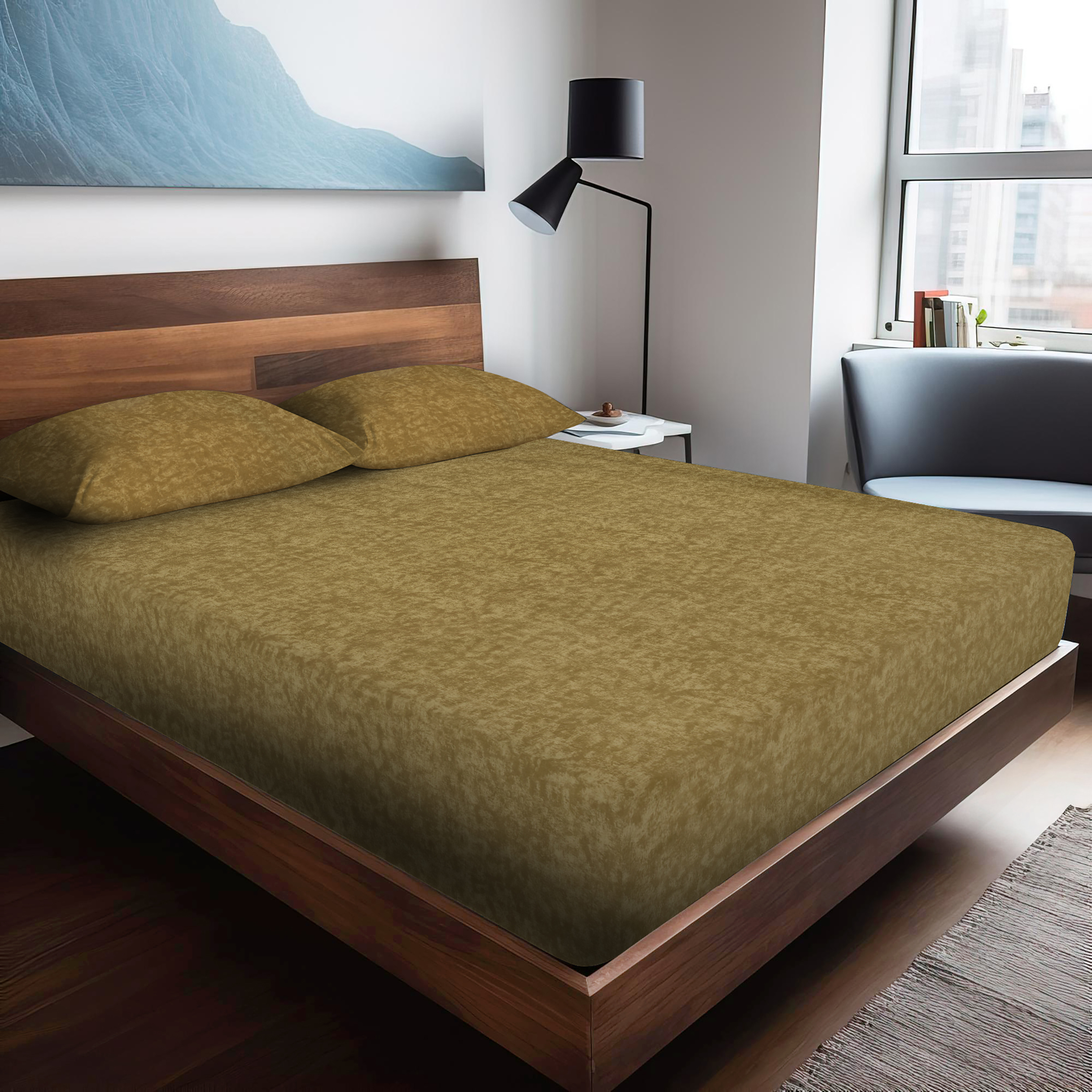 سرویس ملحفه نرم بافت مدل 001 دو نفره 3 تکه