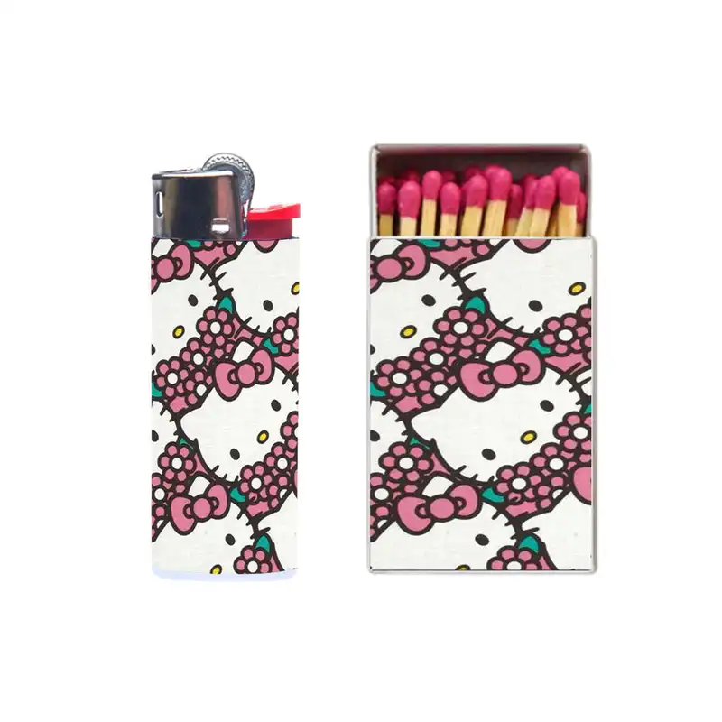 فندک مدل کیتی کد 1417 به همراه کبریت