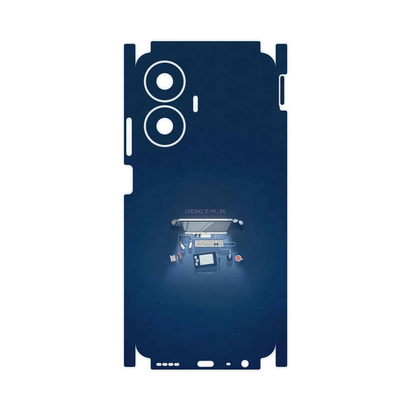 برچسب پوششی ماهوت مدل Programming 3-FullSkin مناسب برای گوشی موبایل ریلمی C55