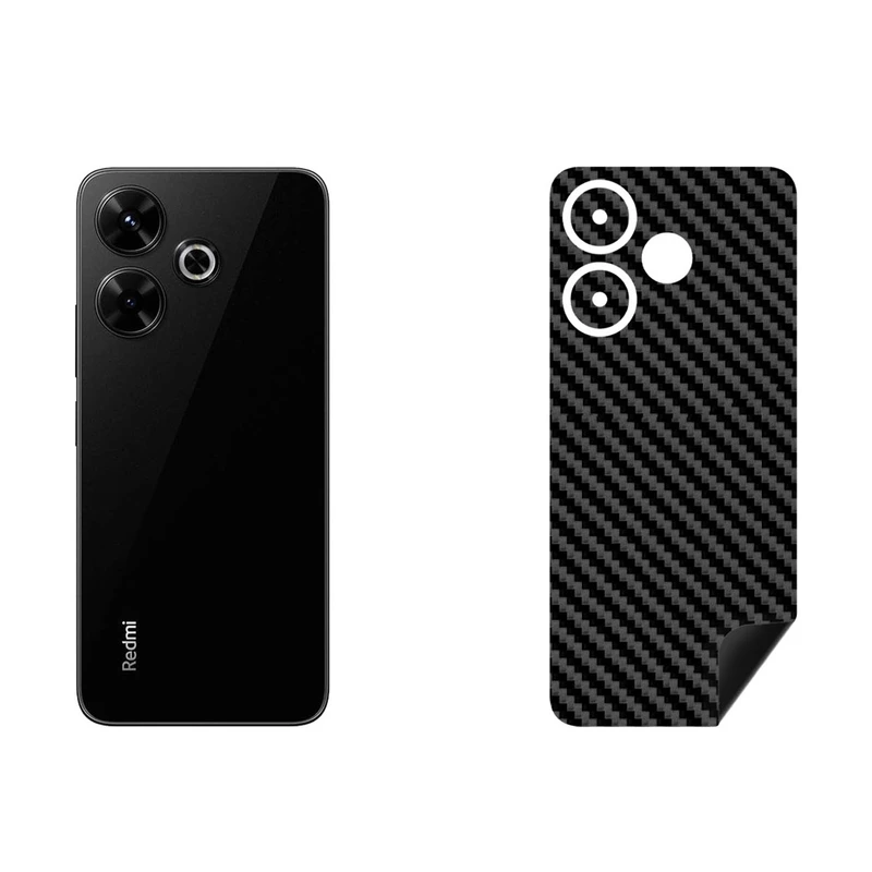 برچسب پوششی بستور طرح کربن مدل GB3-17 مناسب برای گوشی موبایل شیائومی Redmi 13