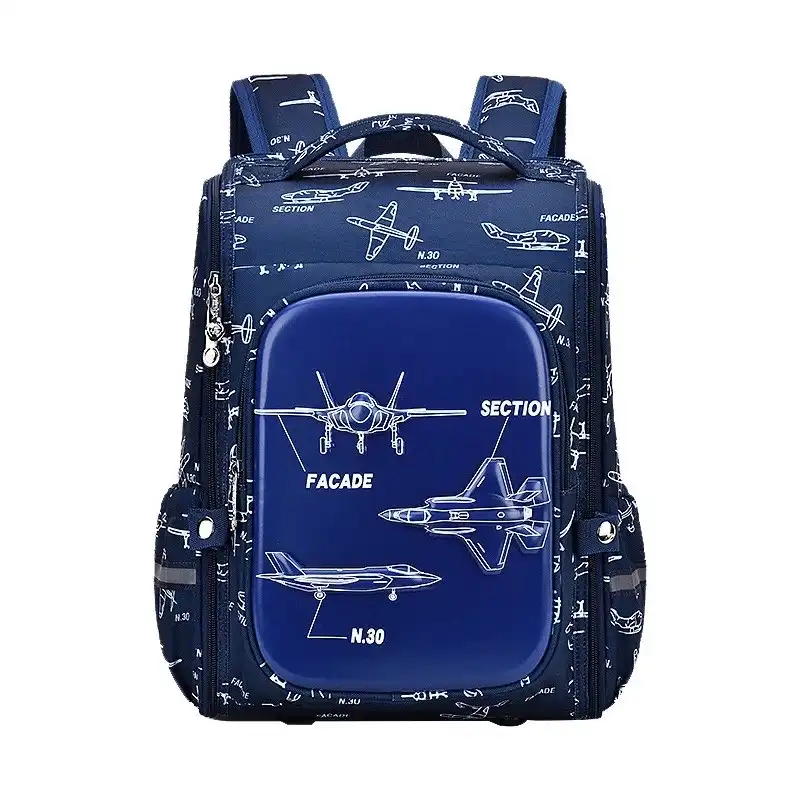 کوله پشتی طرح جت جنگی باکسی کد 002