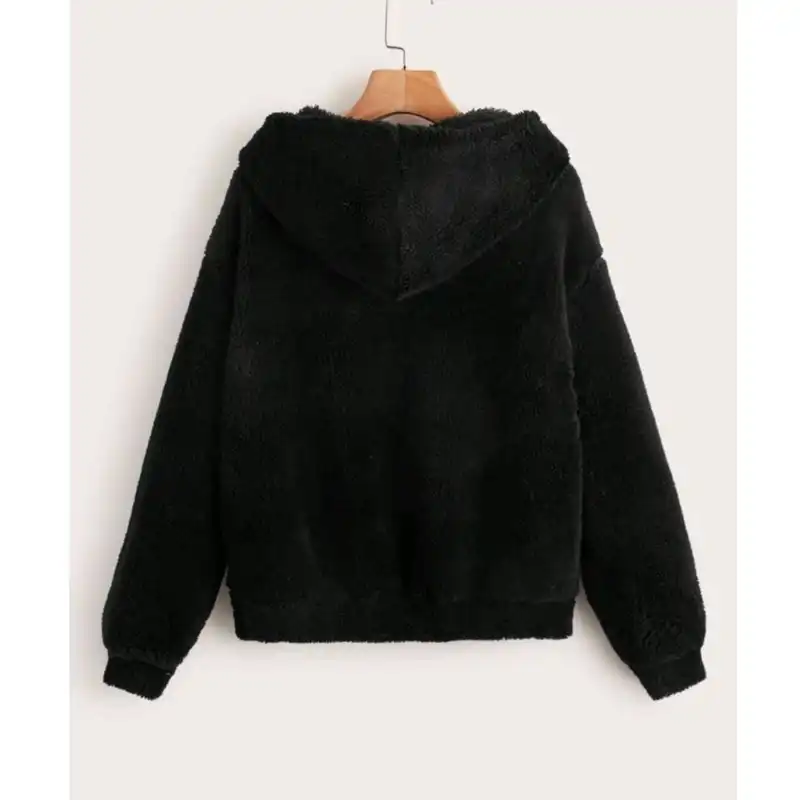 هودی زنانه مدل پشمی