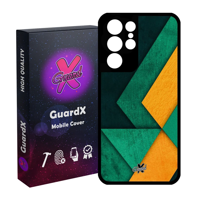 کاور گارد ایکس طرح Shape مدل Glass10329 مناسب برای گوشی موبایل سامسونگ Galaxy S21 Ultra