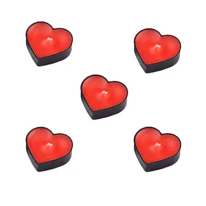 شمع وارمر مدل قلب کد 106 بسته 5 عددی