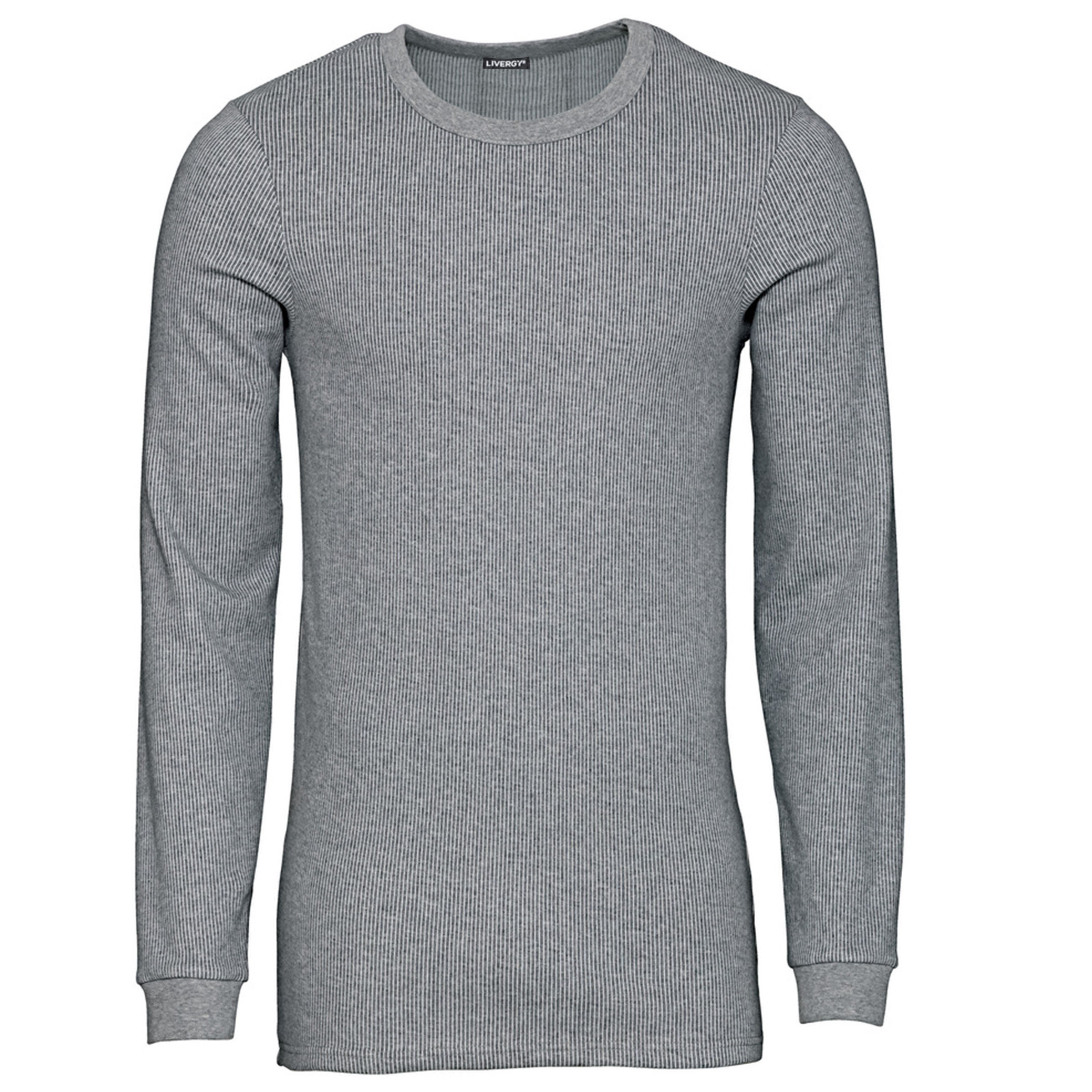 تی شرت آستین بلند مردانه لیورجی مدل Thermal23 رنگ طوسی
