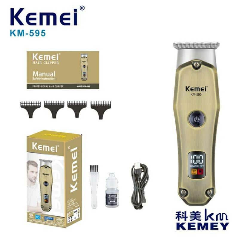 ماشین اصلاح موی سر و صورت کیمی مدل km-595 ماشین اصلاح موی سر و صورت کیمی مدل km-595