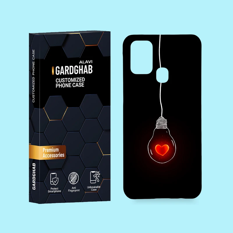 کاور گارد قاب علوی مدل عاشقانه مناسب برای گوشی موبایل سامسونگ Galaxy M31