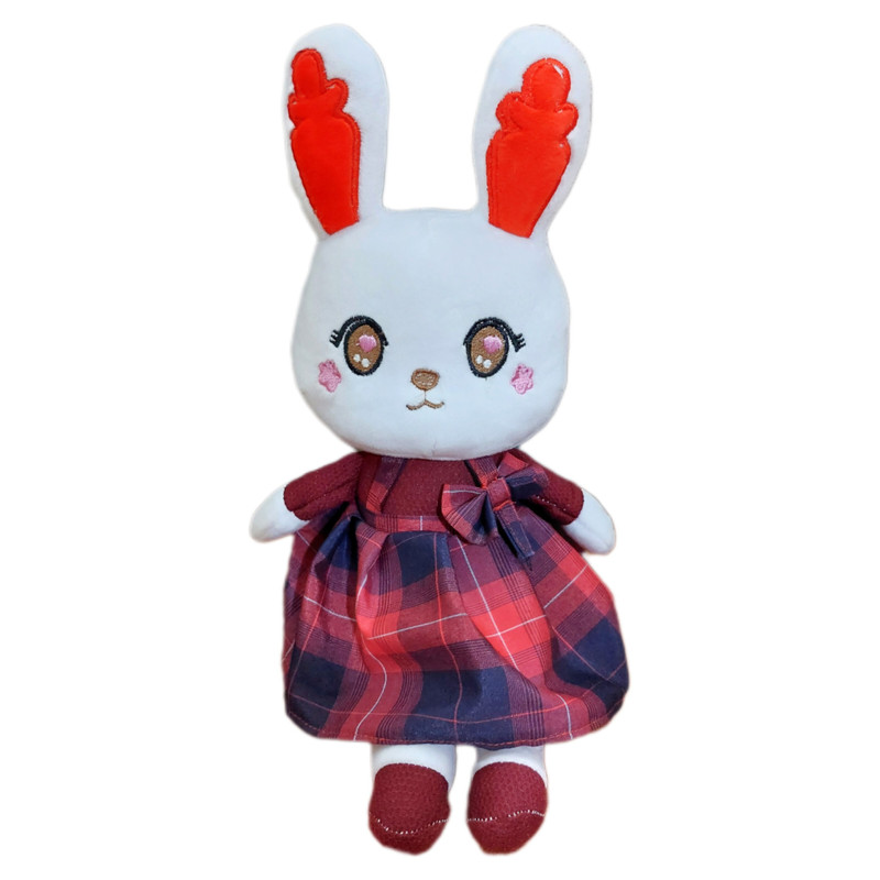 عروسک طرح خرگوش لپ گلی کد 0151 ارتفاع 42 سانتی متر