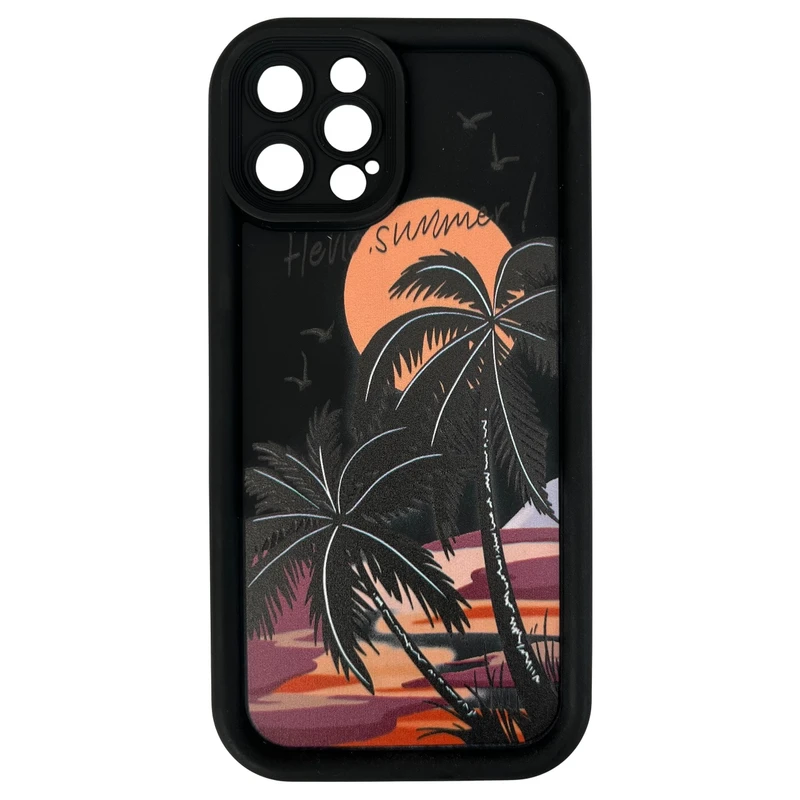 کاور مدل سواید طرح نخل کد 481 مناسب برای گوشی موبایل اپل iPhone 12 Pro