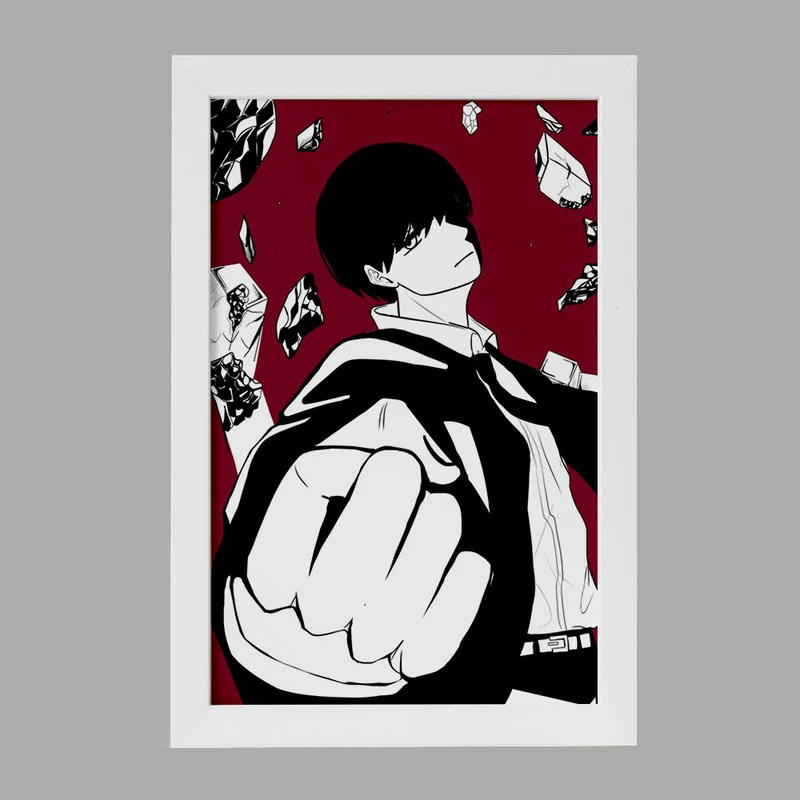 تابلو خندالو مدل انیمه ماشیل جادو و ماهیچه کد 27560