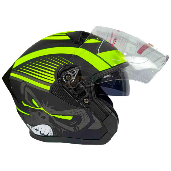 کلاه کاسکت دی ای وان مدل عینکدار کد CH_GR