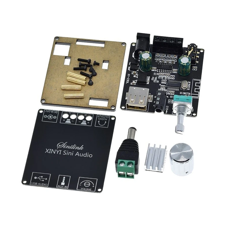 عکس شماره 2 : ماژول آمپلی فایر بلوتوثی مدل 50w_x2 کد a type usb