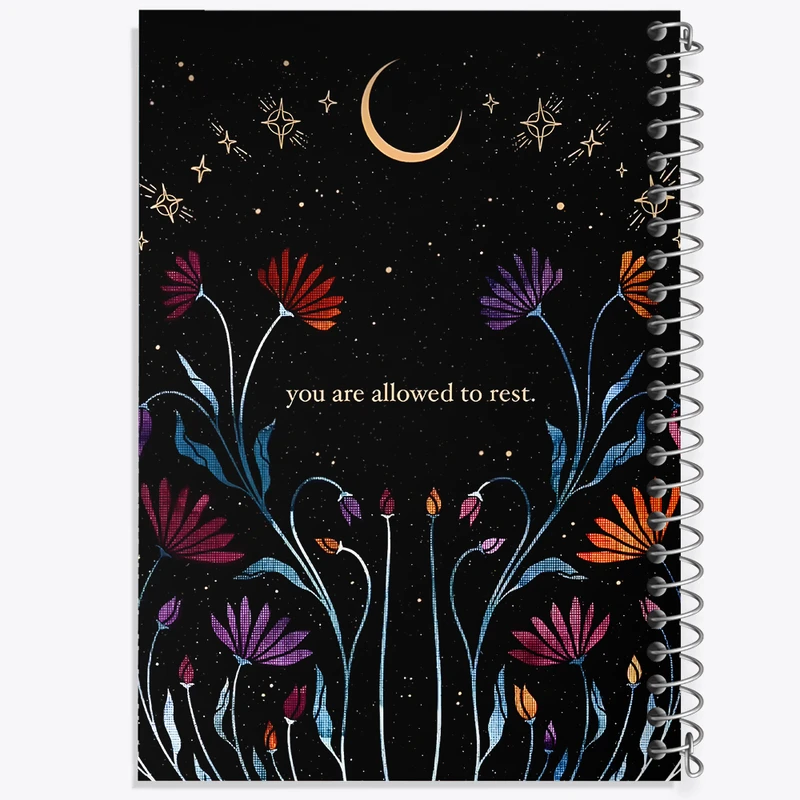 دفتر مشق 50 برگ خندالو طرح You Are Allowed Ro Rest کد N4456