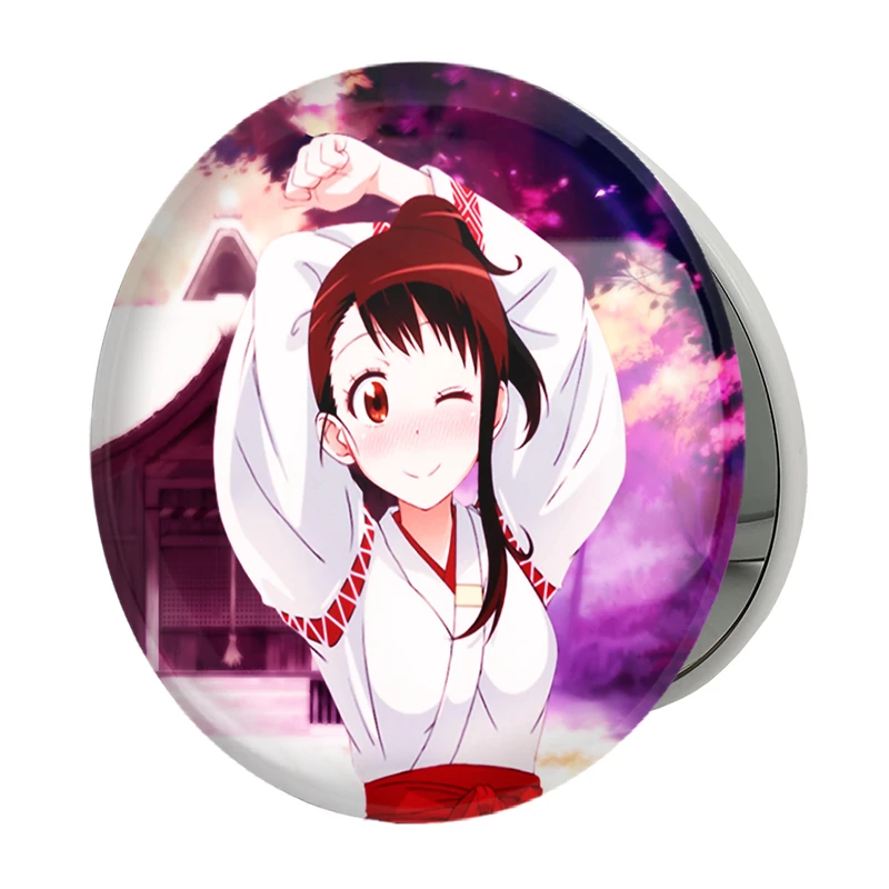 آینه جیبی خندالو طرح اونودرا انیمه عشق دروغین مدل تاشو کد 17202 