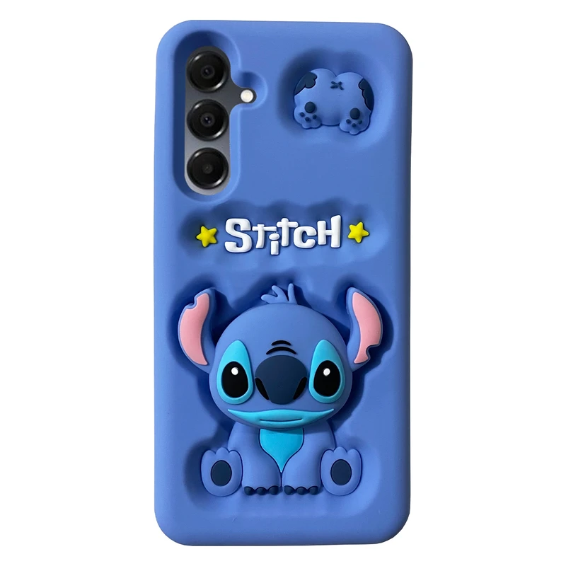 کاور مدل سیلیکون طرح استیچ مناسب برای گوشی موبایل سامسونگ Galaxy A16