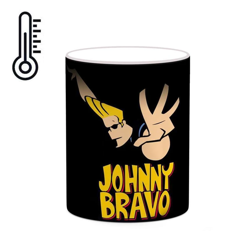 ماگ حرارتی کاکتی مدل کارتون Johnny Bravo کد mgh22699