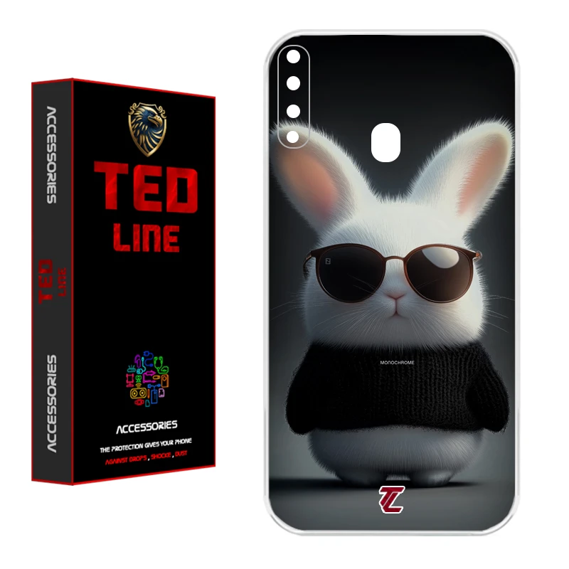 کاور تد لاین طرح خرگوش کد 1106 مناسب برای گوشی موبایل سامسونگ Galaxy A20S