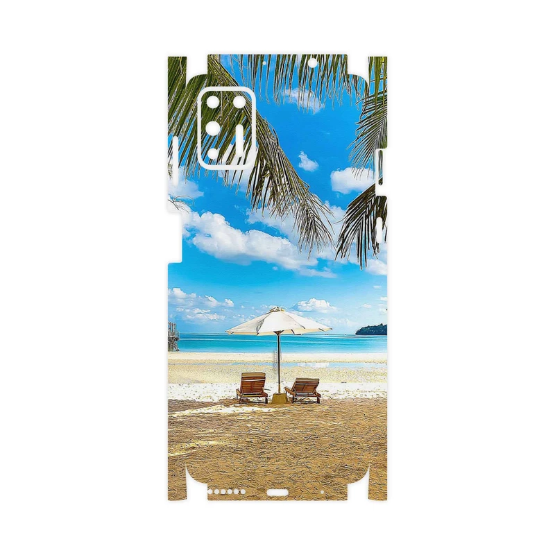 برچسب پوششی ماهوت مدل Beach-FullSkin مناسب برای گوشی موبایل موتورولا Moto G9 Plus