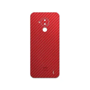 MAHOOT Red-Fiber Cover Sticker for Nokia C30