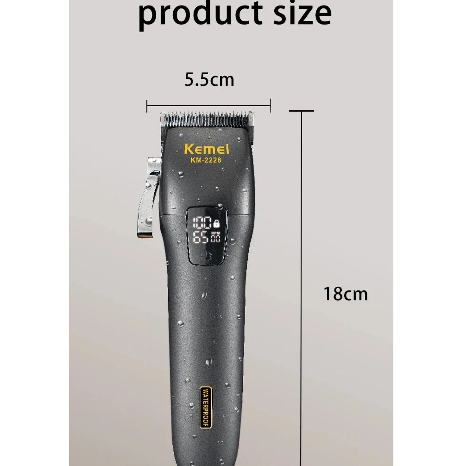 ماشین اصلاح موی سر و صورت کیمی مدل KM-2228 -  - 2