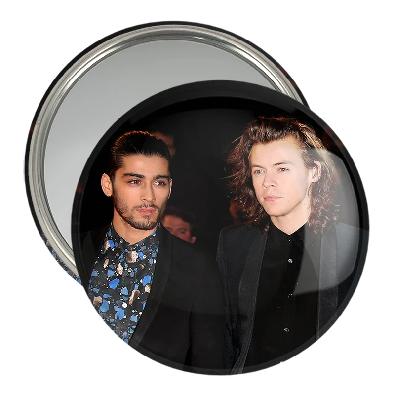 آینه جیبی خندالو مدل هری و زین گروه موسیقی وان دایرکشن One Direction کد 18929