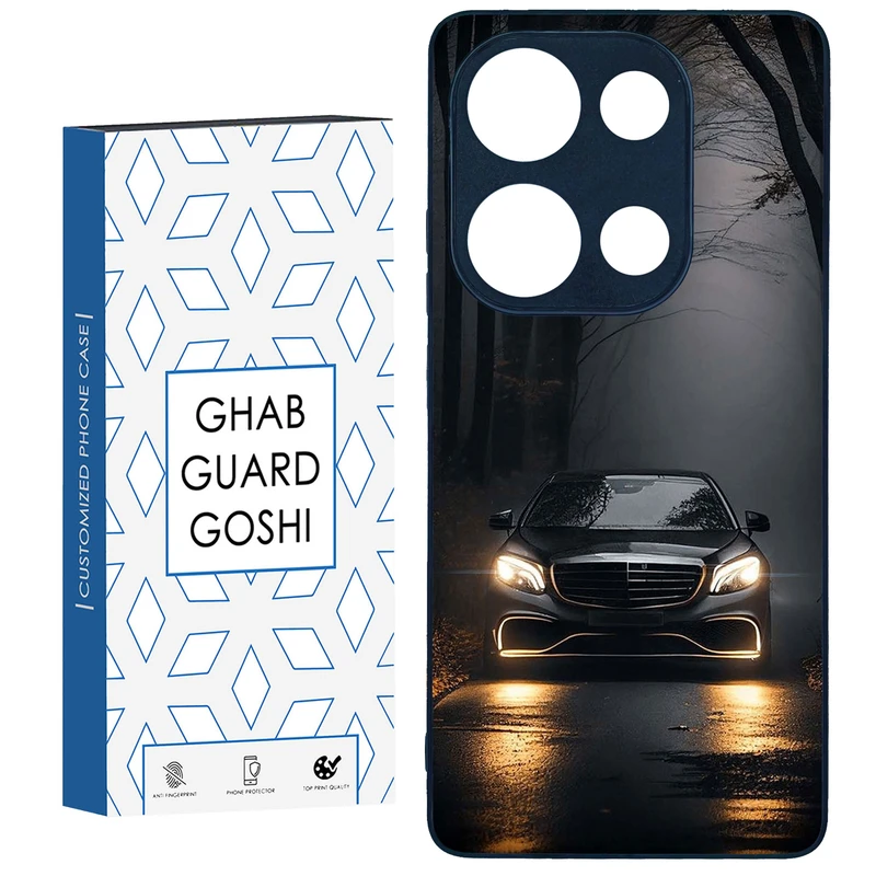 کاور قاب گارد گوشی طرح ماشین بنز کد TPU-093 مناسب برای گوشی موبایل شیائومی Redmi Note 13 Pro 4G / Poco M6 Pro 4G