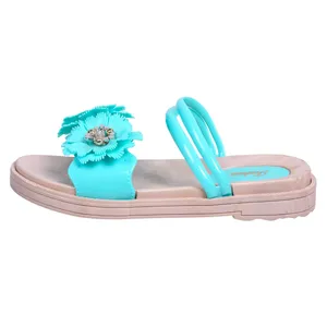 دمپایی زنانه مدل گلدار پاپا کد GRN.2112