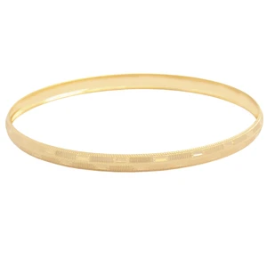 النگو طلا 18 عیار زنانه طلای مستجابی مدل آوا تراش کد 03