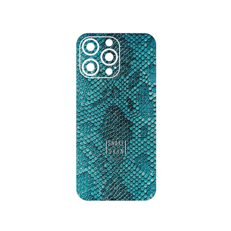 برچسب پوششی ماهوت مدل Blue Snake Skin مناسب برای گوشی موبایل اپل iPhone 14 Pro Max