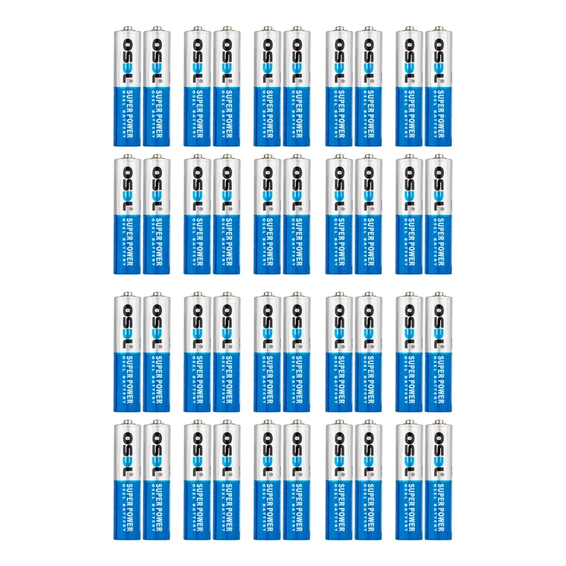 باتری نیم قلمی اوسل مدل Super Power R03P بسته 40 عددی