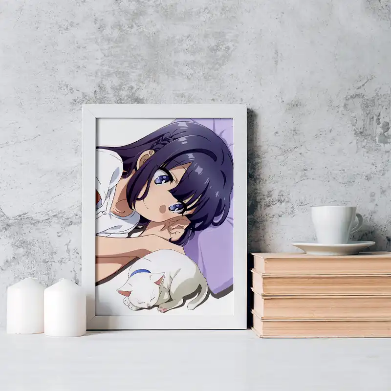 تابلو خندالو مدل شوکو انیمه بانی گرل سنپای کد 16403