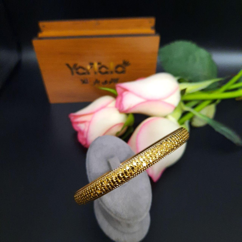 النگو طلا 18 عیار زنانه گالری یارطلا کد AL17-G-4 النگو طلا 18 عیار زنانه گالری یارطلا کد AL17-G-4