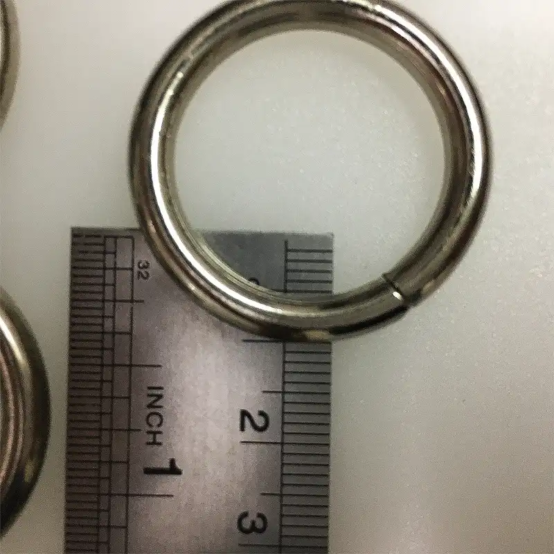 یراق کیف دوزی مدل گرد کد Steel-2.5Cm بسته 4 عددی