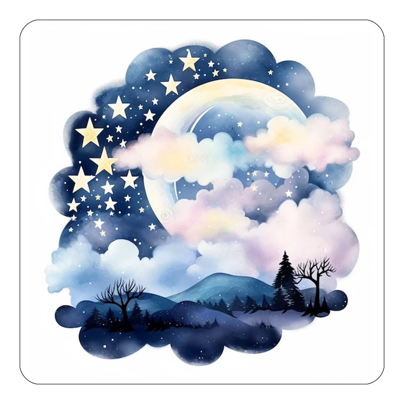 مگنت کاکتی طرح ماه و ستاره مدل mp54619