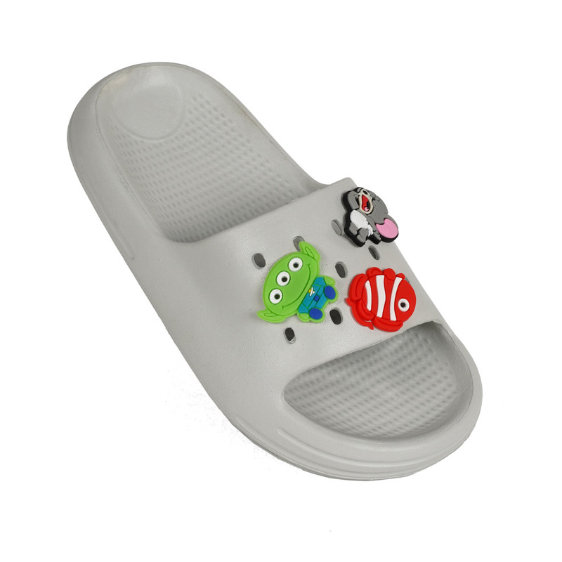 دمپایی زنانه نیکتا مدل LOVE-93 رنگ طوسی